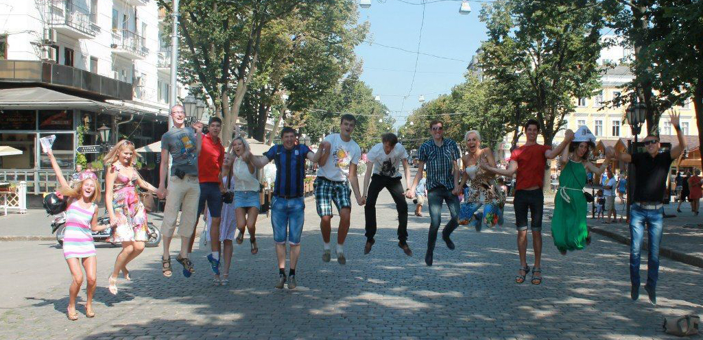 Встреча высоких людей в Одессе 26.07.2014